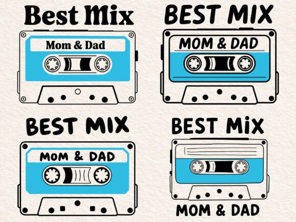 Best Mix Mom and Dad Svg for Crafts and Graphics