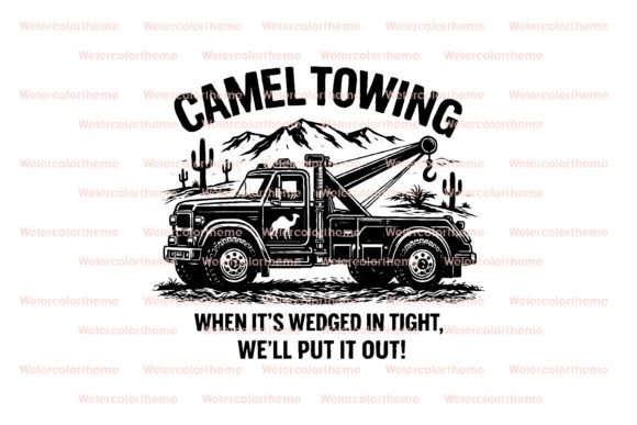 Camel Towing SVG: A Bold Graphic for Creative Projects