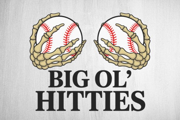 Funny Baseball Skeleton Hands Svg Graphics for Crafts