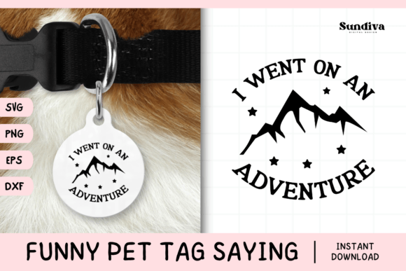 Funny Pet Tag Saying SVG 20 for Graphics and Crafts