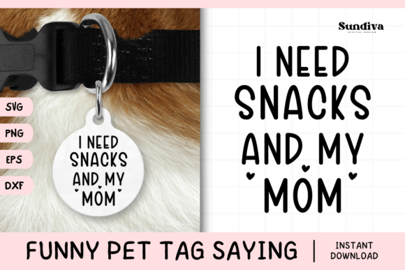 Funny Pet Tag Saying SVG 29 for Crafts and Graphics