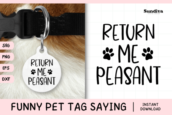 Funny Pet Tag Saying SVG 3 Review