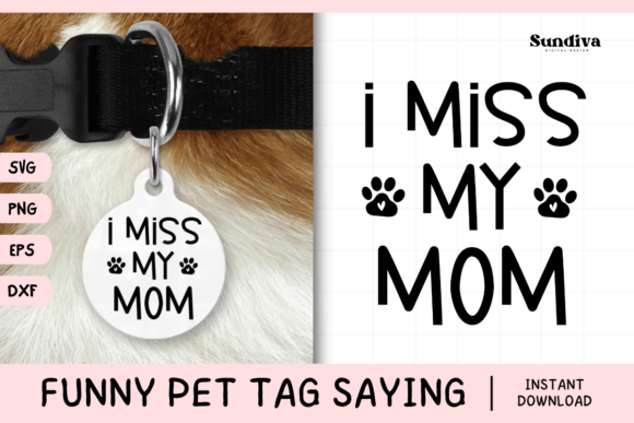 Funny Pet Tag Saying SVG 31 for Graphics and Crafts