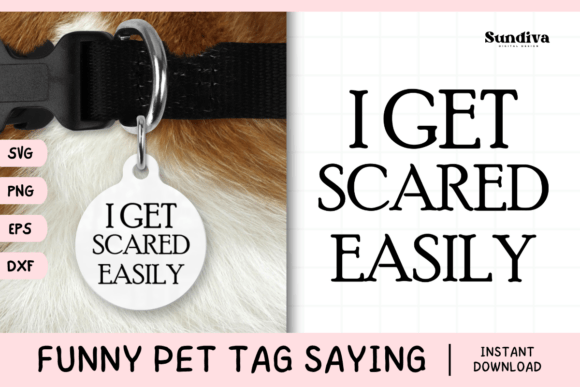 Funny Pet Tag Saying SVG 42 for Crafts and Graphics