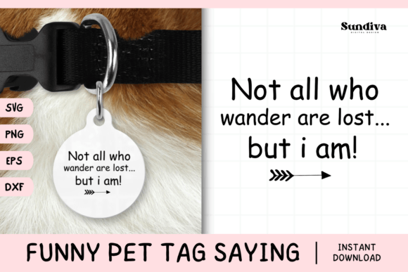 Funny Pet Tag Saying SVG 5 Review